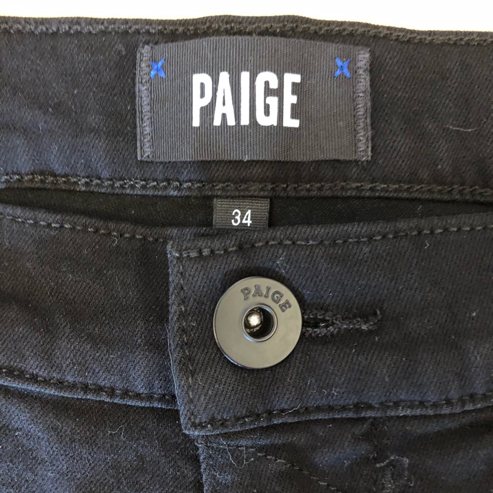 PAIGE Men's Skinny Jeans Black